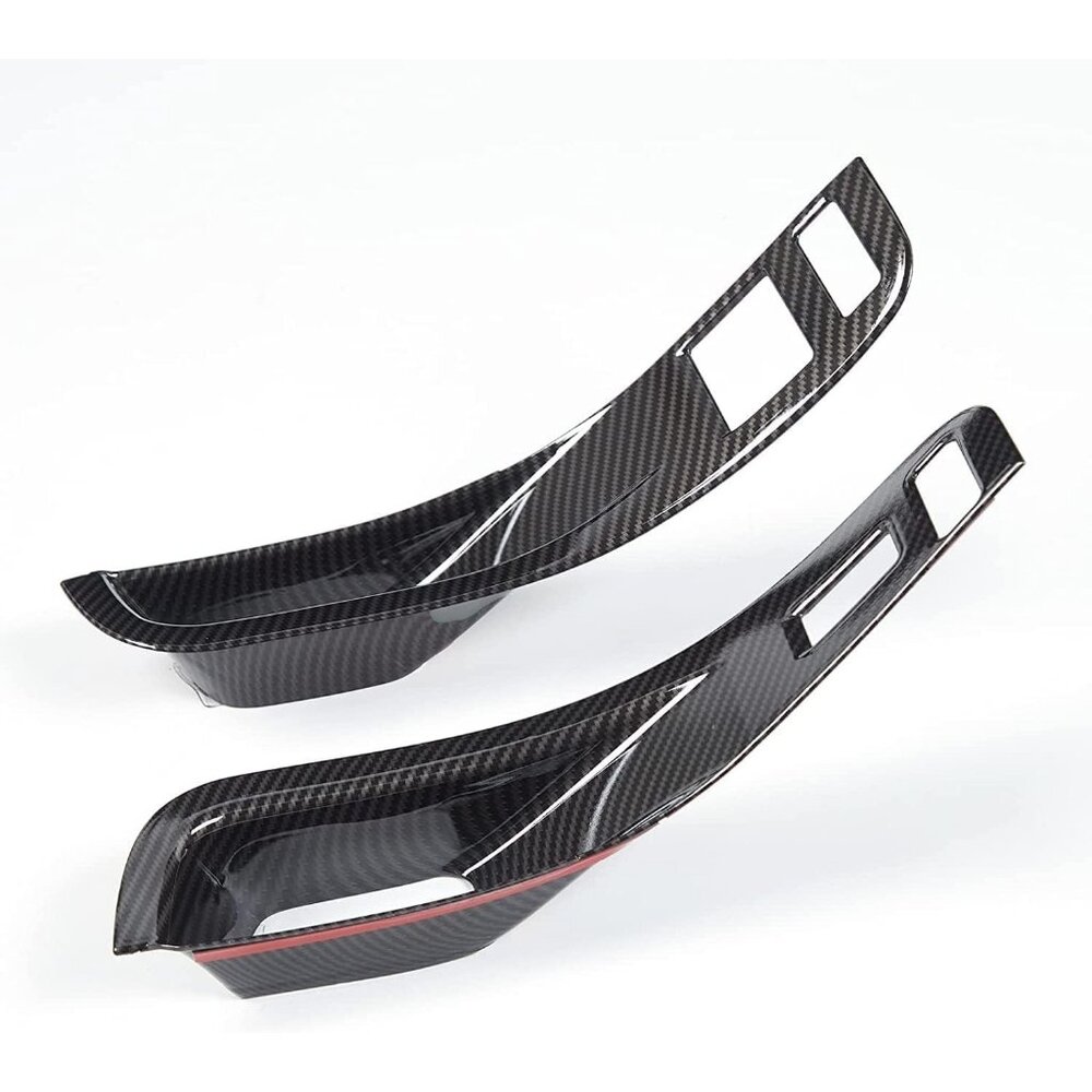 Carbon Fiber Door Handle Control Switch Panel Cover 4 Chevrolet Camaro 2010-2015